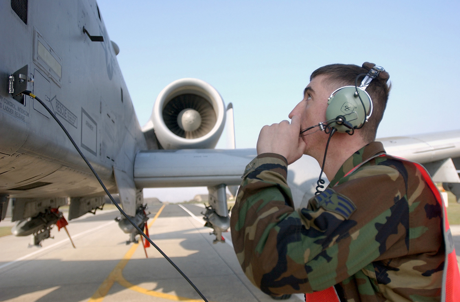 Us Air Force Usaf Senior Airman Sra Patrick O Connor Crewchief 52nd Aircraft Maintenance Squadron Amxs