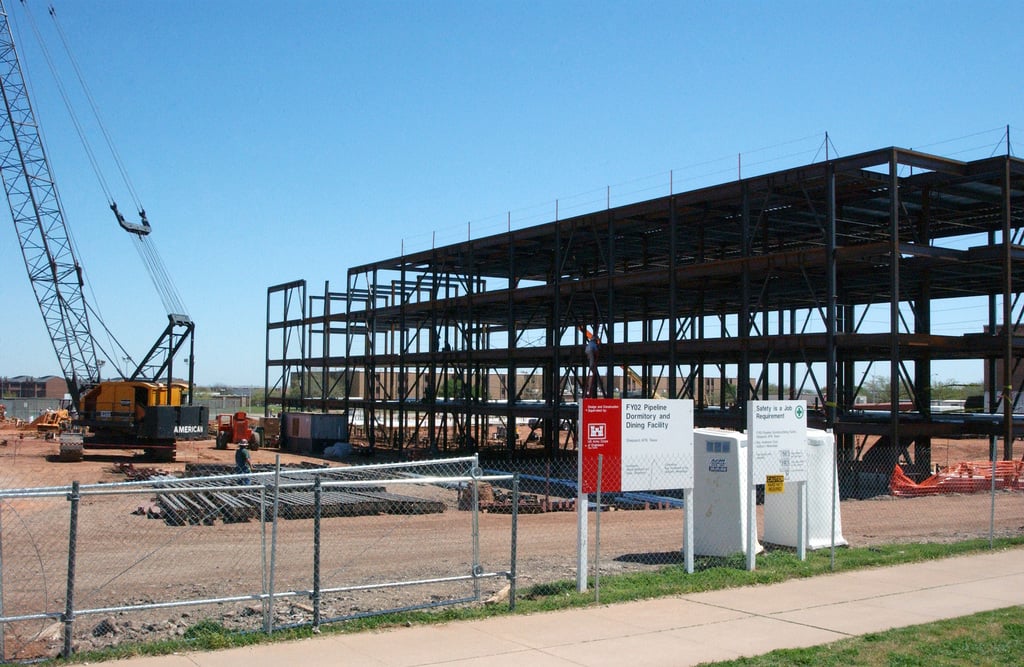 Construction of the new 4story Student Dormitories and Dining Facility