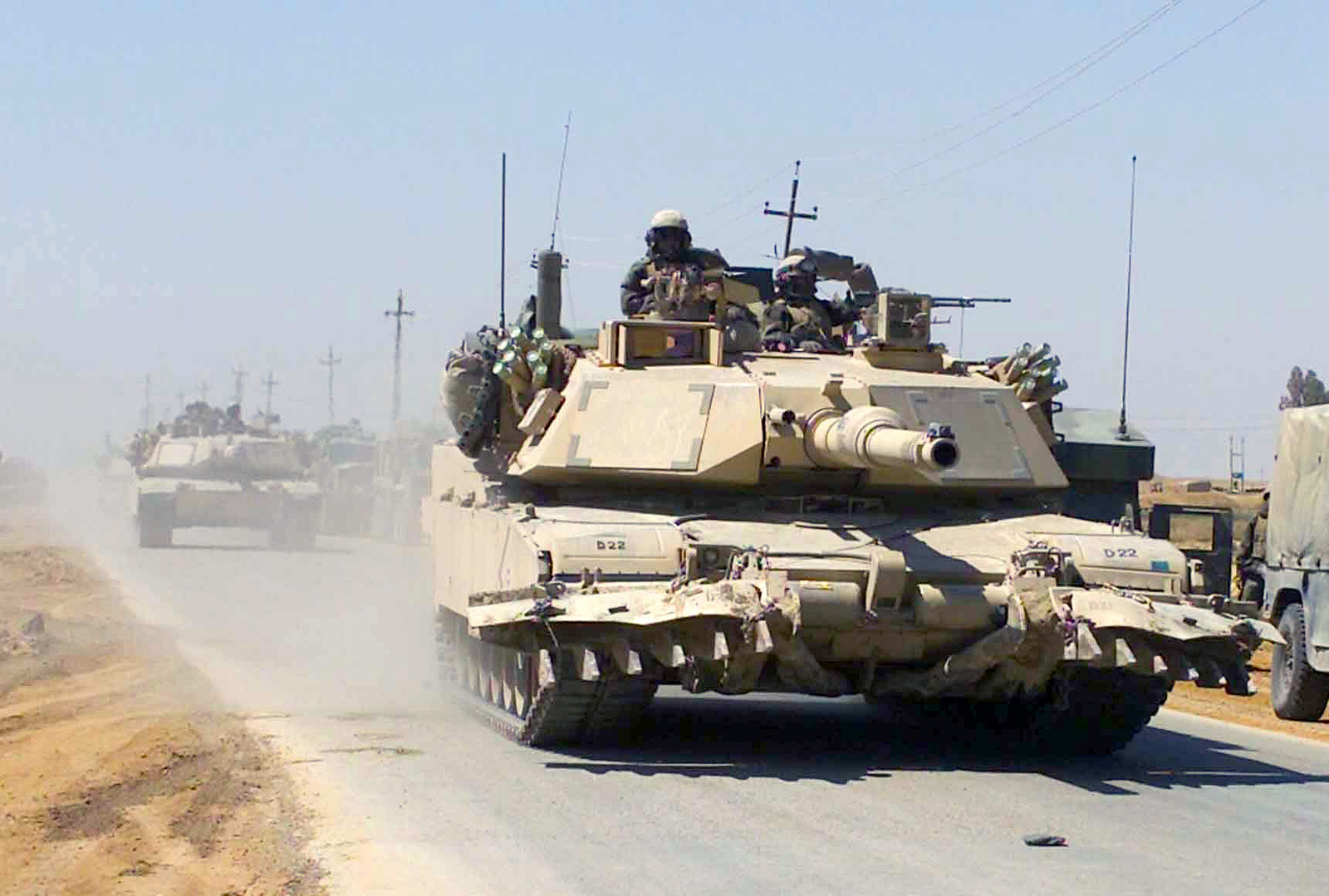 1/24 M1A2 ABRAMS Iraq War US Main Battle RC Tank