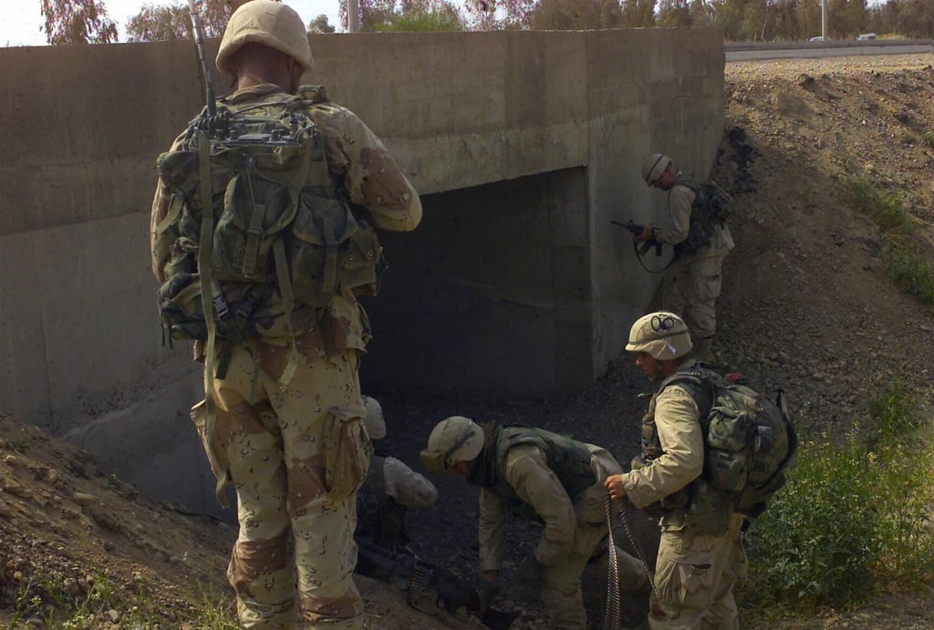 Us Marine Corps Usmc Scouts Assigned To White Platoon Delta Company