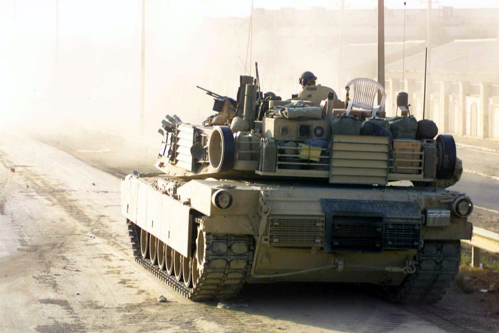 A Us Marine Corps Usmc M1a1 Abrams Main Battle Tank Mbt With