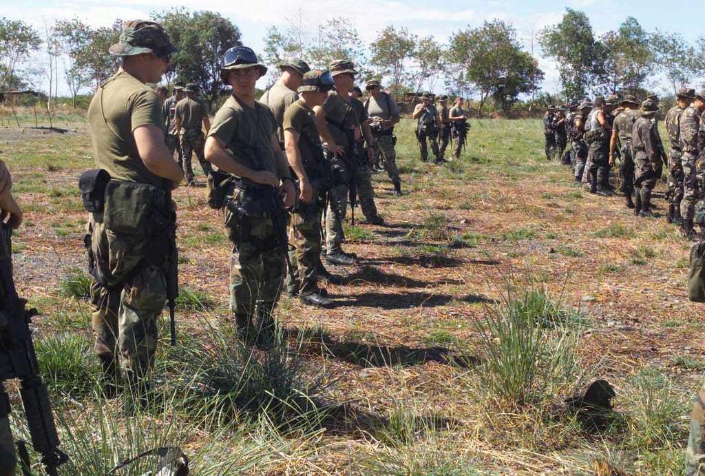 US Marine Corps (USMC) Members With The 3rd Reconnaissance Battalion ...