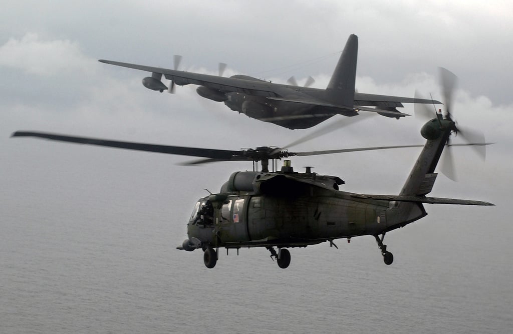 A US Air Force (USAF) HH-60G Pave Hawk helicopter from the 56th Rescue ...