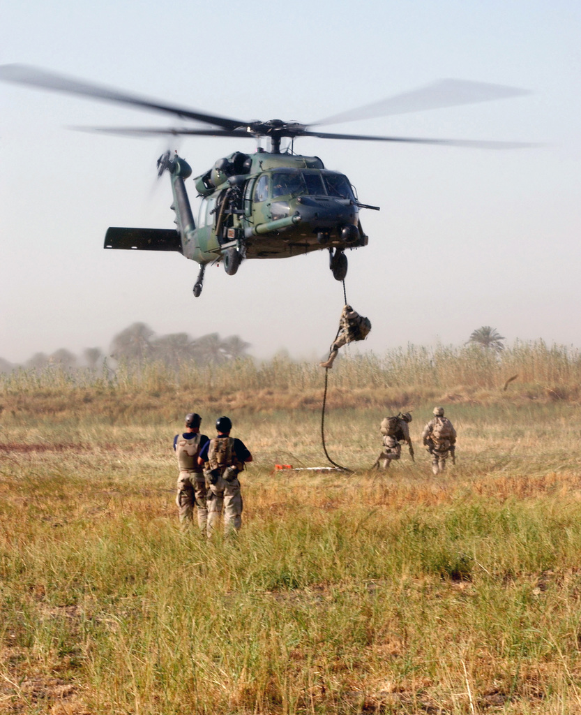 A US Air Force (USAF) 101st Expeditionary Rescue Squadron (ERS ...