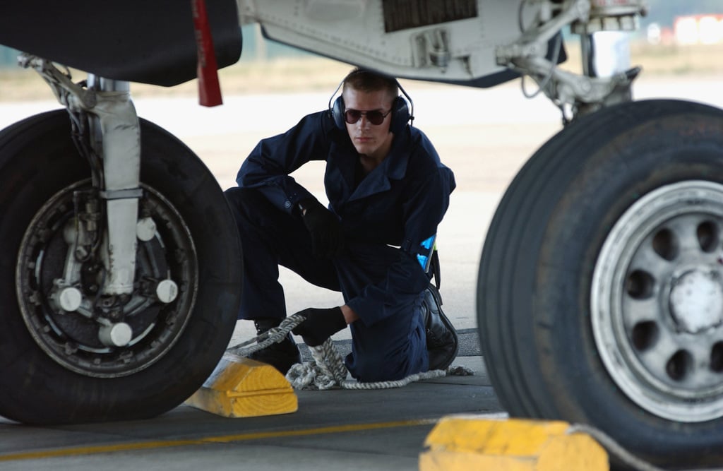 US Air Force (USAF) AIRMAN First Class (A1C) Jonathan Margush, A Crew ...