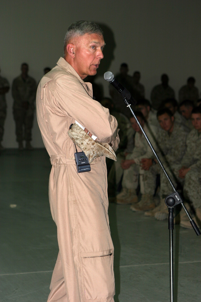 US Marine Corps (USMC) Lieutenant General (LGEN) James T. Conway ...