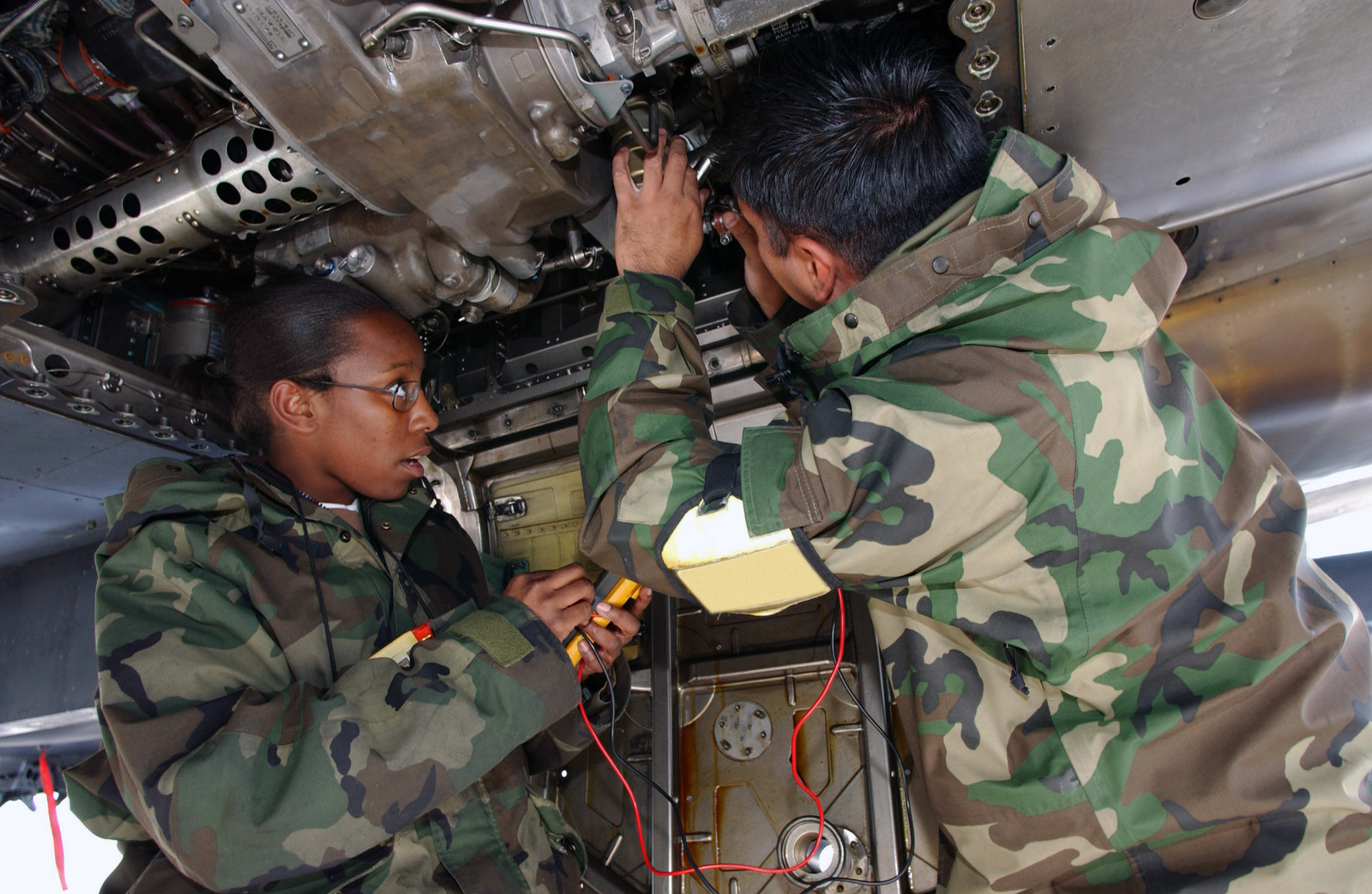 Us Air Force Usaf Staff Sergeant Ssgt Tiffany Gatling And Ssgt Paul Mata With The 366th