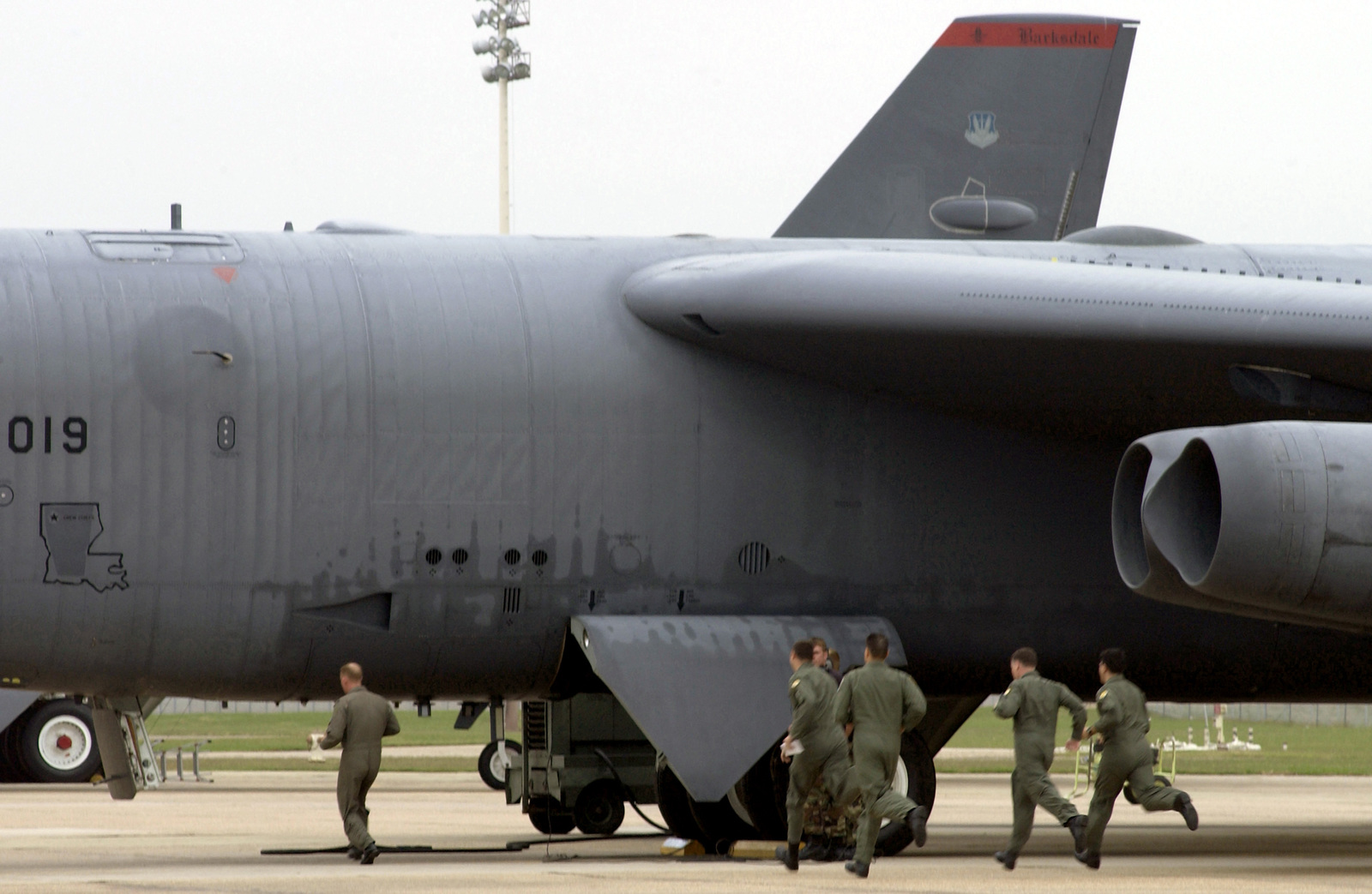 US Air Force (USAF) Aircrews From The 2nd Bomb Wing (BW), At Barksdsale ...