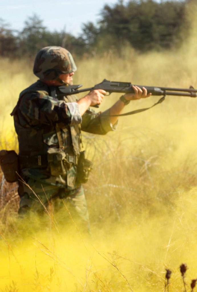 US Marine Corps (USMC) Marine Attending The Small Arms Weapons ...