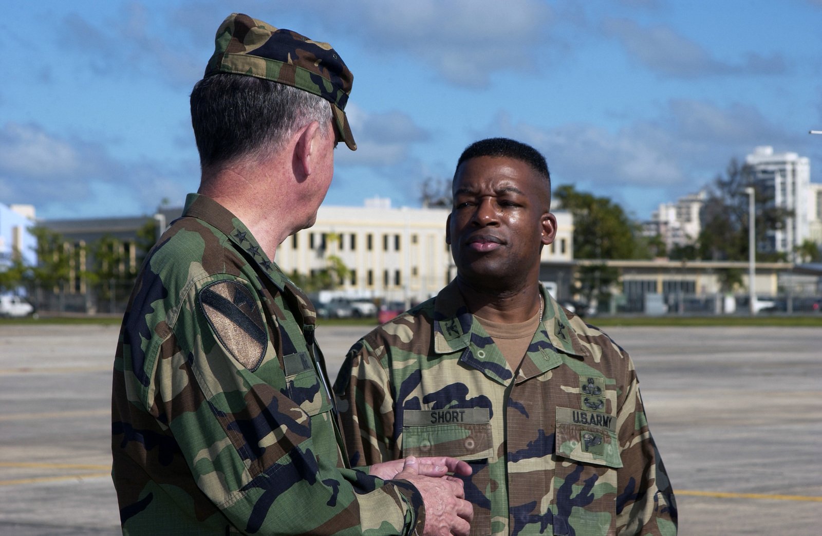 U.S. Army LT. Gen. Joseph R. Inge, Left, Commander, First U.S. Army ...