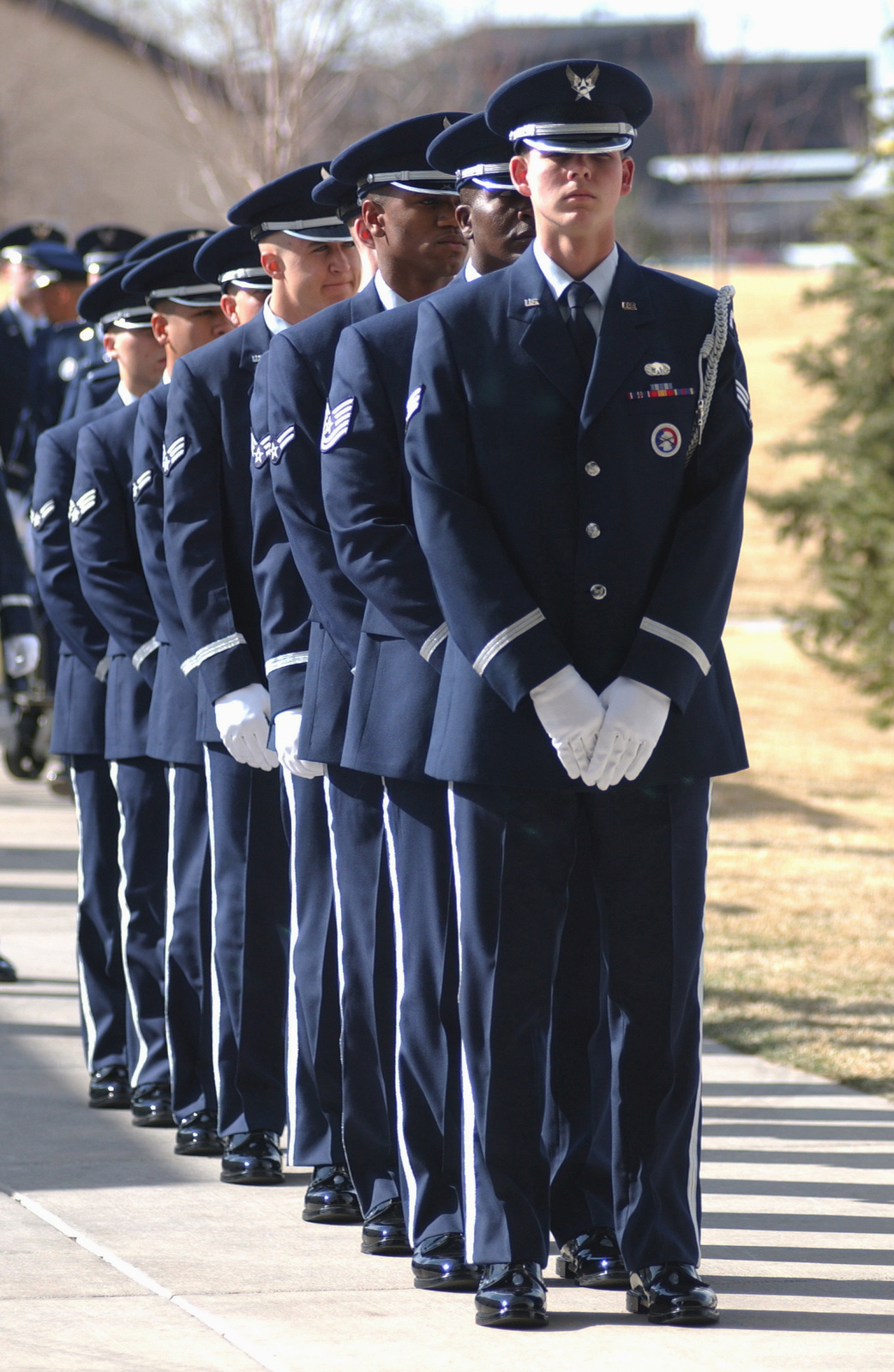 air force honor guard uniform