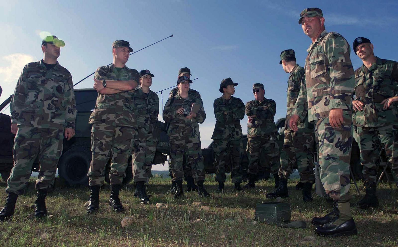 US Army (USA) Sergeant First Class (SFC) Charles Healy, Field Artillery ...