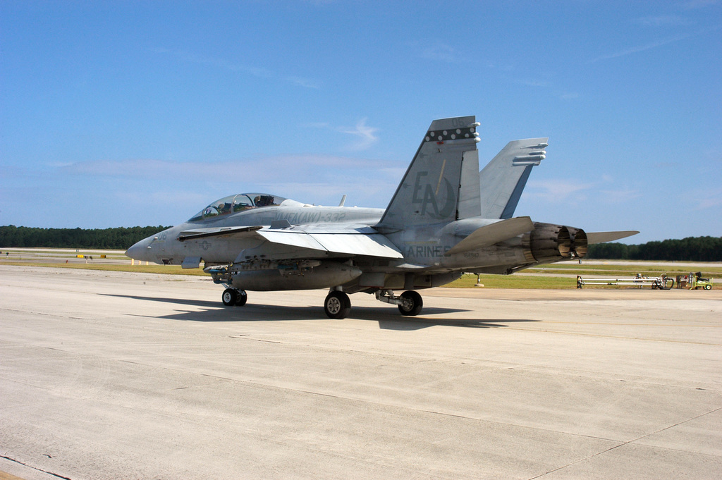 A U.s. Marine Corps F-18 Hornet Aircraft, Marine All Weather Fighter 