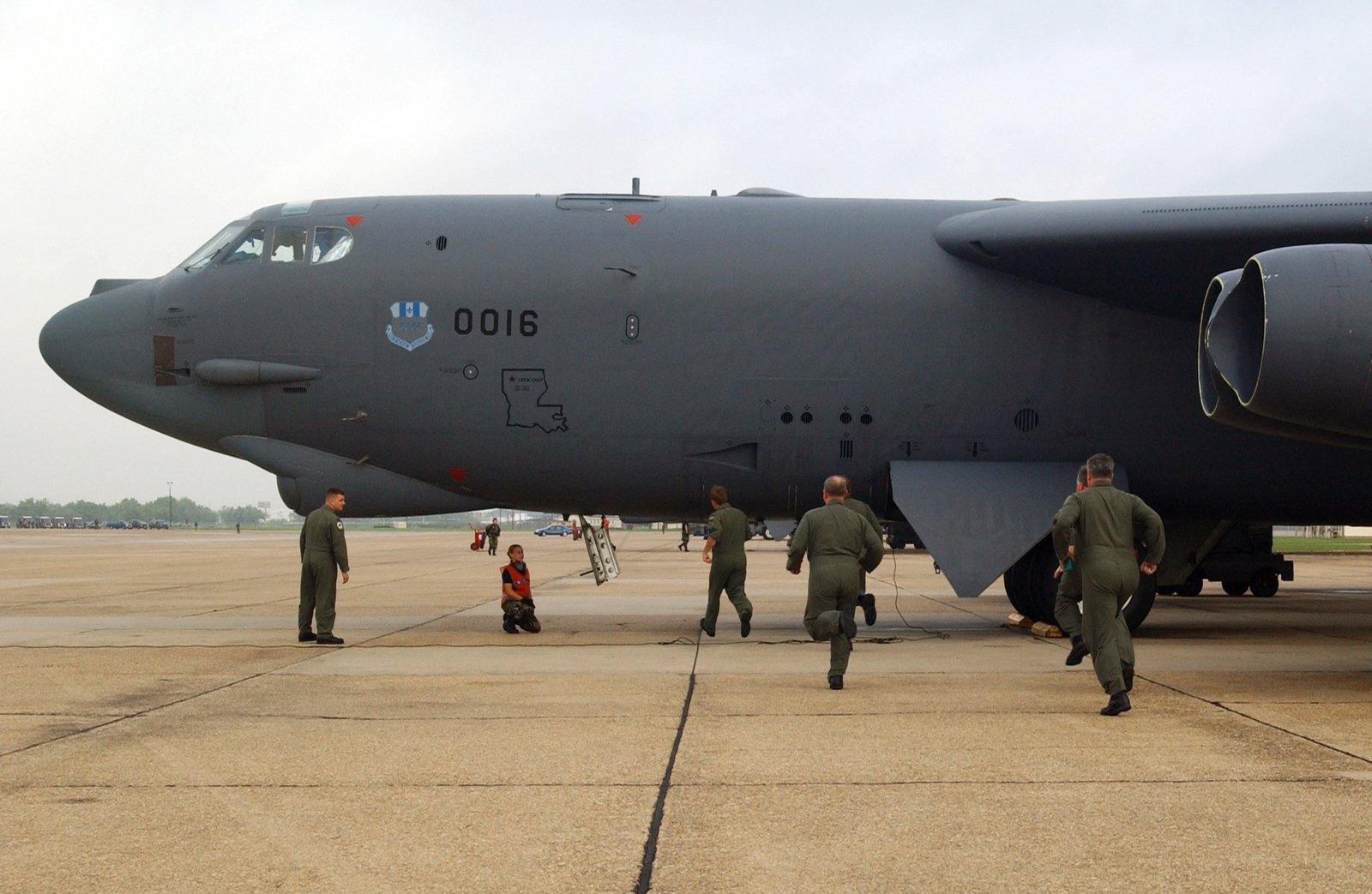 U.S. Air Force B-52H Stratofortress Aircraft Aircrew Members, From The ...