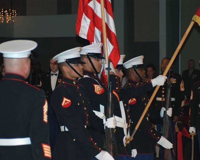 Us Marine Corps (usmc) Color Guard, Marine Wing Headquarters Squadron 2 