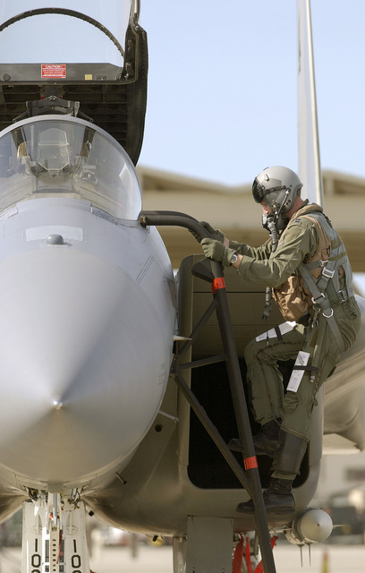 U.S. Air Force 71st Fighter Squadron pilot CAPT. Eric Armentrout ...