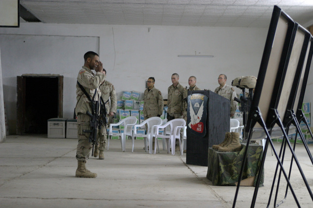 A U.S. Army Soldier with the 1ST Battalion, 503rd Infantry Regiment ...