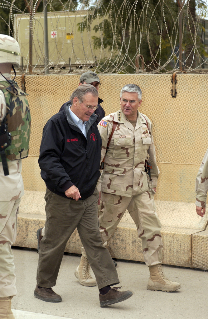 File:The Honorable Donald H. Rumsfeld (right), U.S. Secretary of