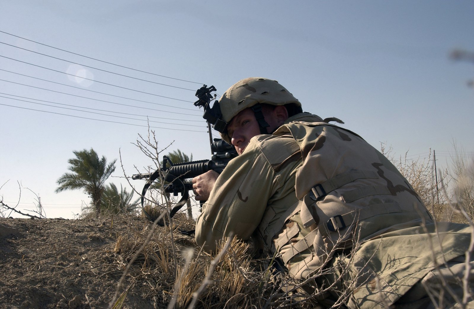 U.S. Army SGT. Daniel Schmid, From Bravo Company, 1ST Battalion, 155th ...