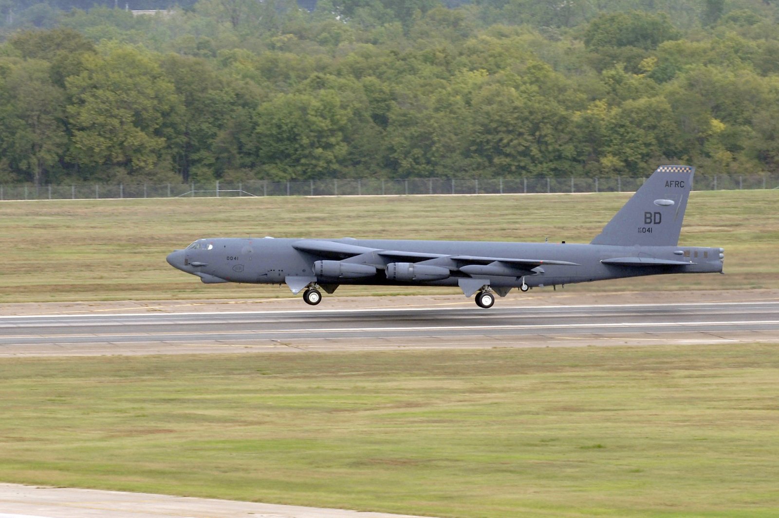 Ein B-52 Stratofortress Bomber Der US Air Force (USAF) Vom 2nd Bomb ...