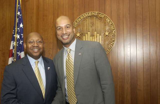 Secretary Alphonso Jackson with New Orleans Mayor Ray Nagin - Secretary ...