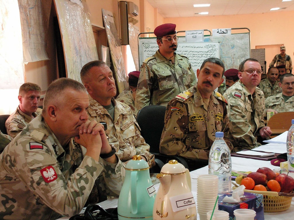 From left: (Poland) MAJ. GEN. Piotr Czerwinski Commanding General of ...