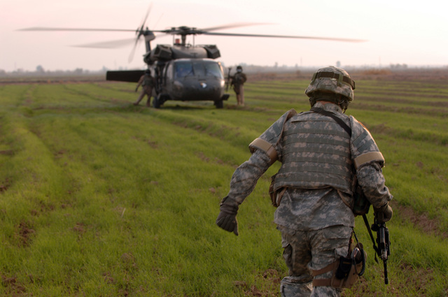 U.S. Army Command SGT. Major David Allard, of Task Force 1-327th ...