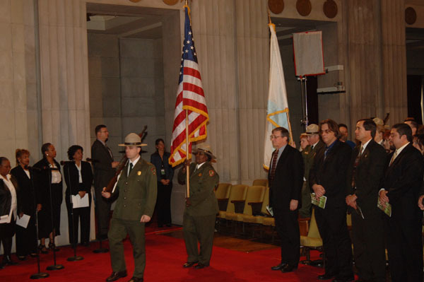 Awards Event At Department Of Interior Headquarters Honoring