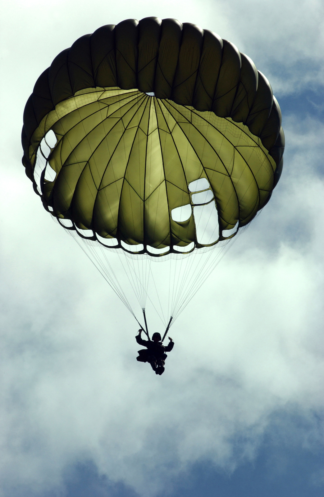 A Republic of the Philippines Marine Corps (PMC) Marine descends ...