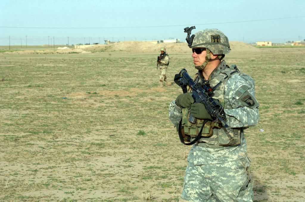 U.S. Army SPC. Lee Kimzey, of 3rd Platoon, Charlie Company, 1ST ...