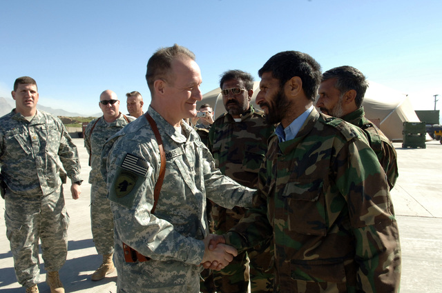 U.S. Army COL. Michael Rose (left), Commander of Aviation Task Force ...