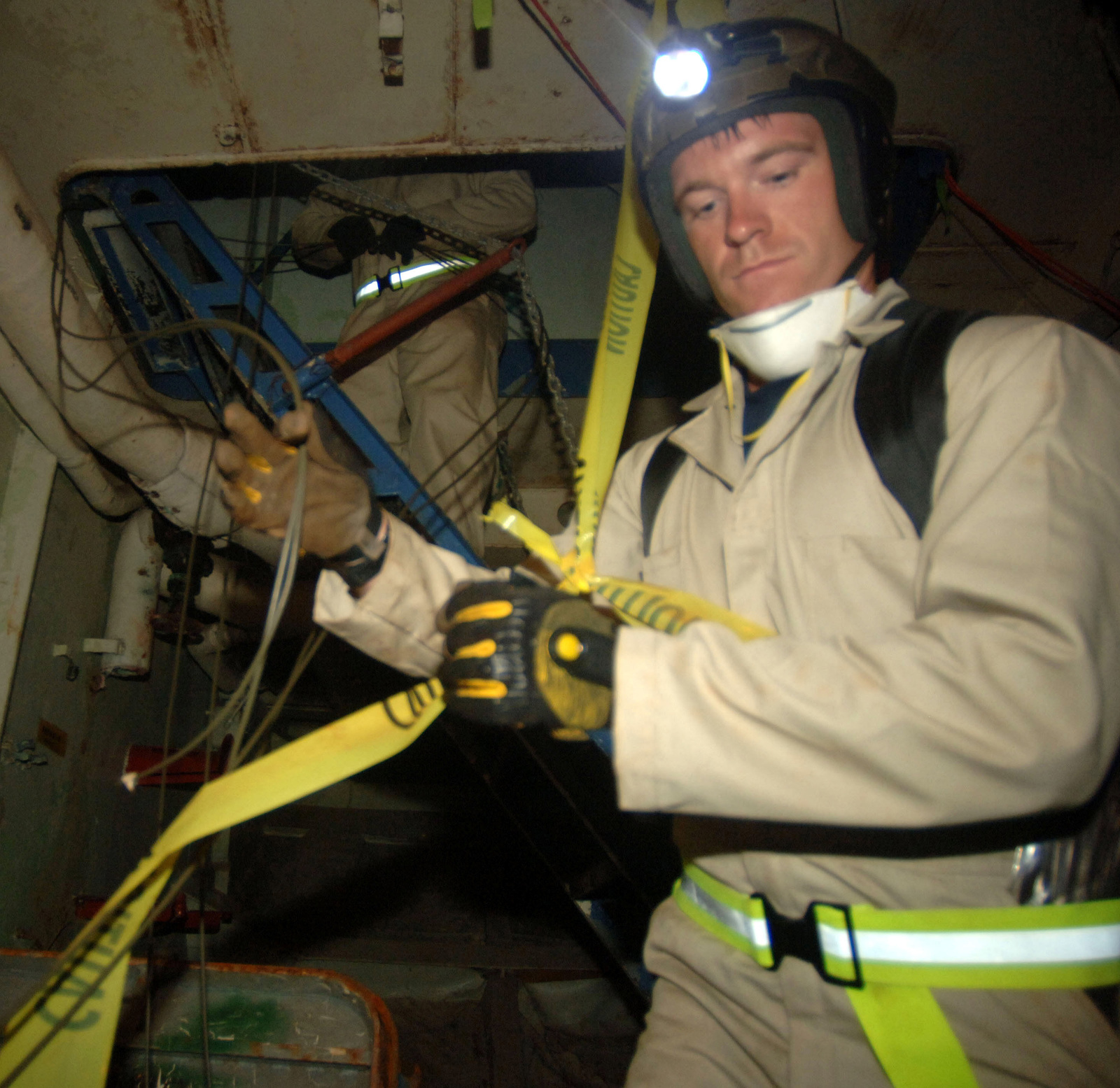 Onboard The Decommissioned US Navy (USN) Intrepid Class Aircraft ...