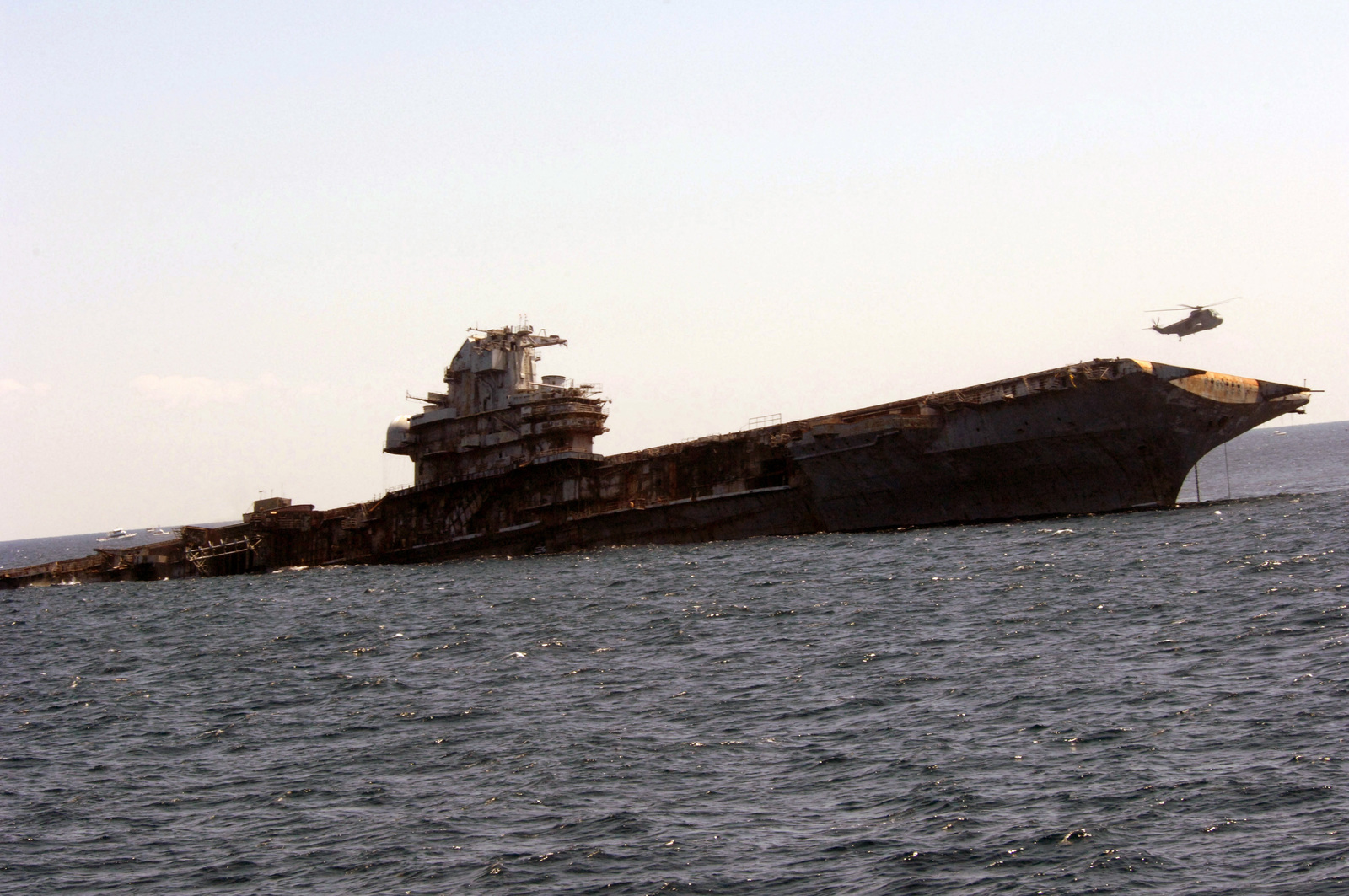 A Starboard Bow View Showing The Decommissioned Us Navy Usn