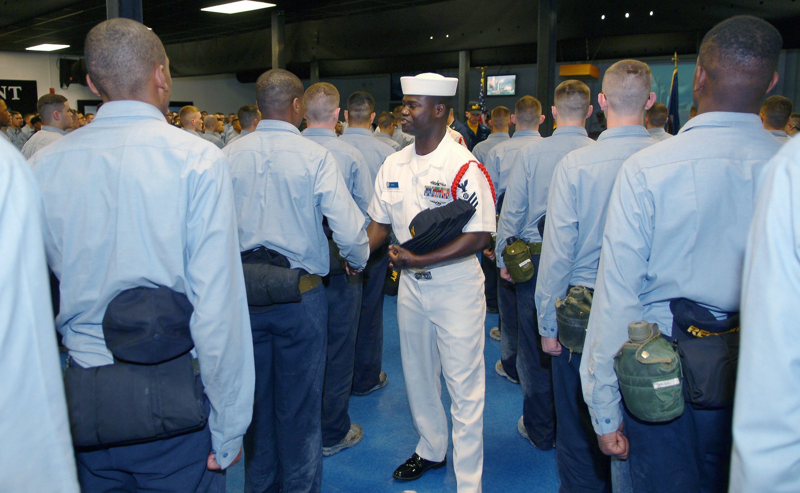 navy recruit shirt