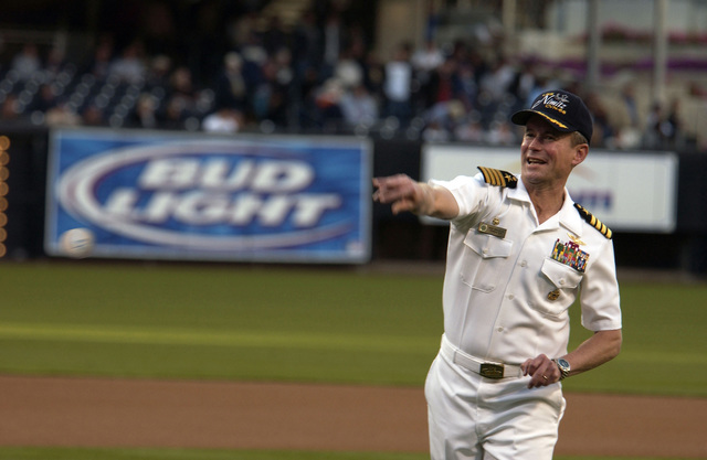 Jeff Francoeur, a player for the Atlanta Braves signs - NARA