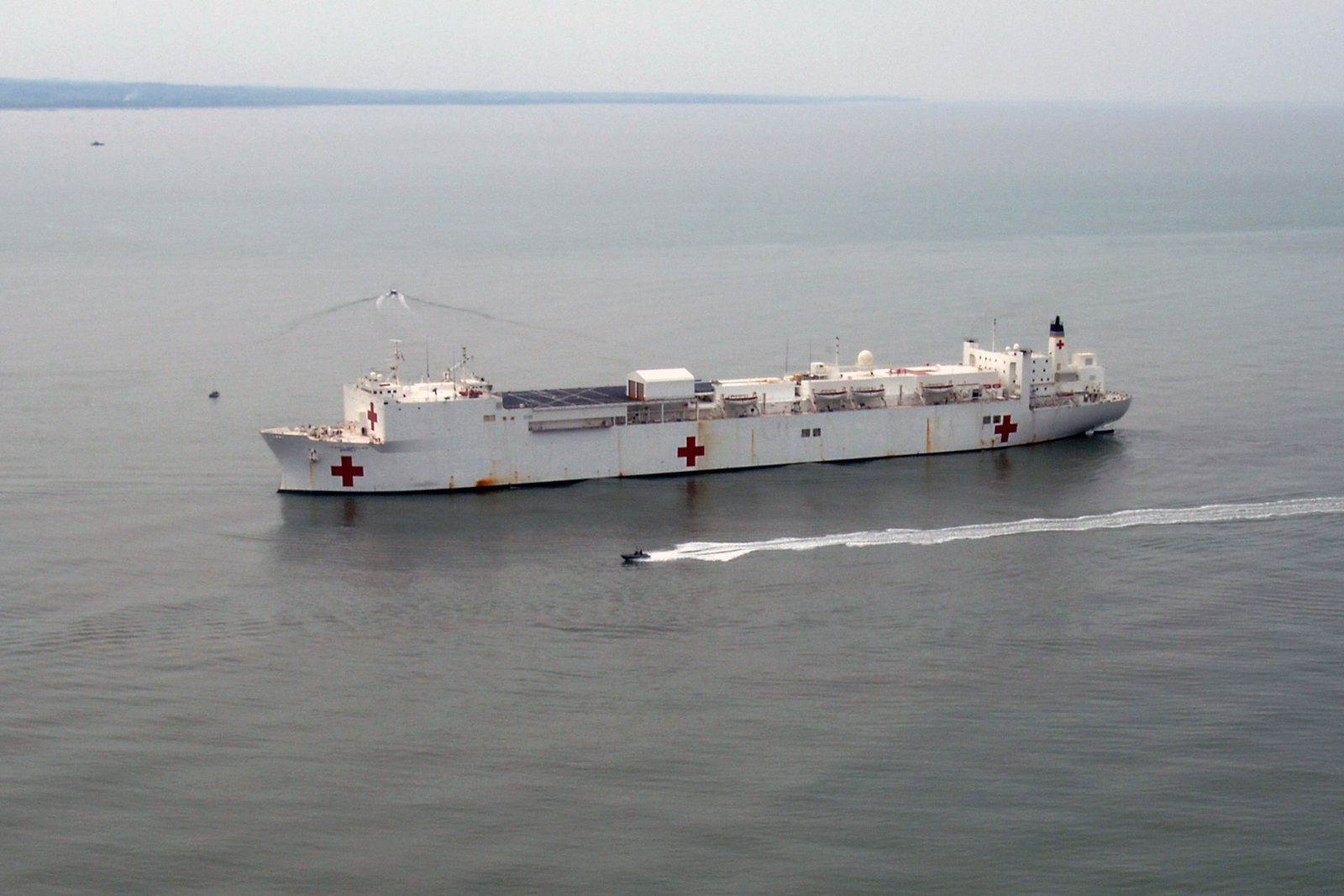 The Us Navy Usn Us Military Sealift Command Msc Mercy Class Hospital Ship Usns Mercy T Ah 5484