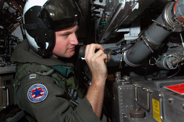 U.S. Navy LT. Christopher Klaiber, assigned to Carrier Airborne Early ...