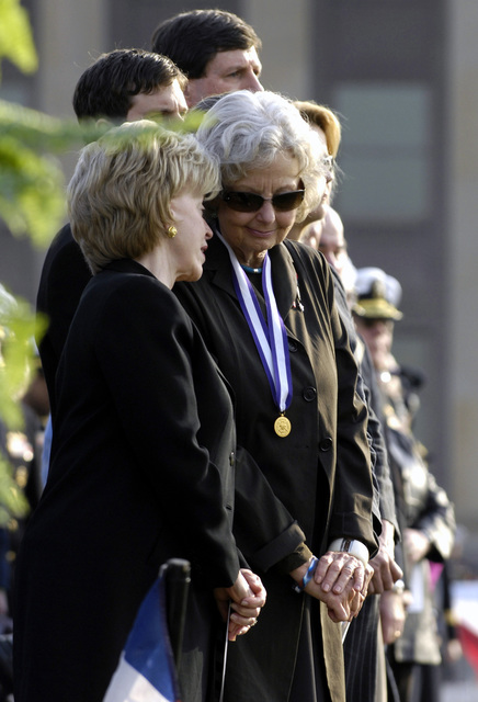 Mrs. Joyce Rumsfeld, Right, Wears Her Distinguished Public Service ...