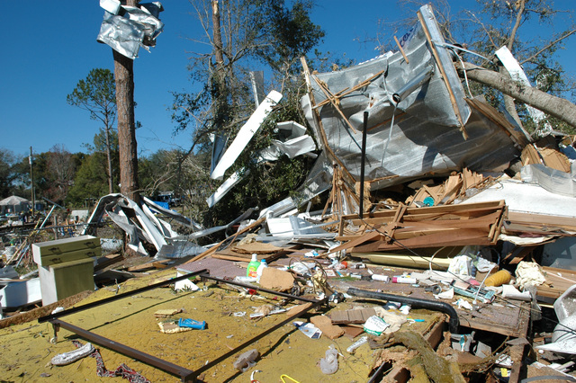 [Severe Storms and Tornadoes] Lady Lake, Fla., February 6, 2007 -- The ...