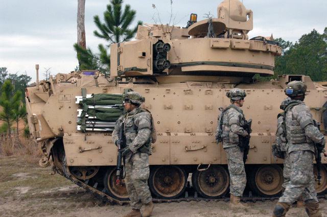 U.S. Army Soldiers, Charlie Troop, 3rd Squadron, 7th Cavalry Regiment ...