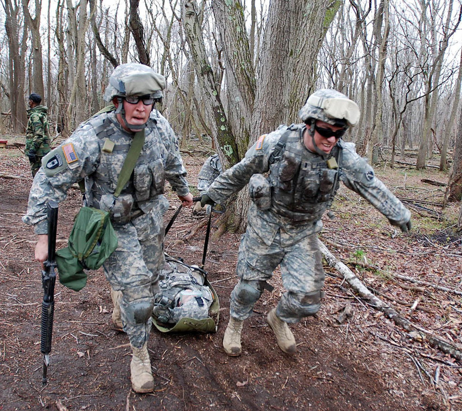 U.S. Army 1ST LT. Anthony Aguilar, a broadcast officer and SGT. Luis S ...