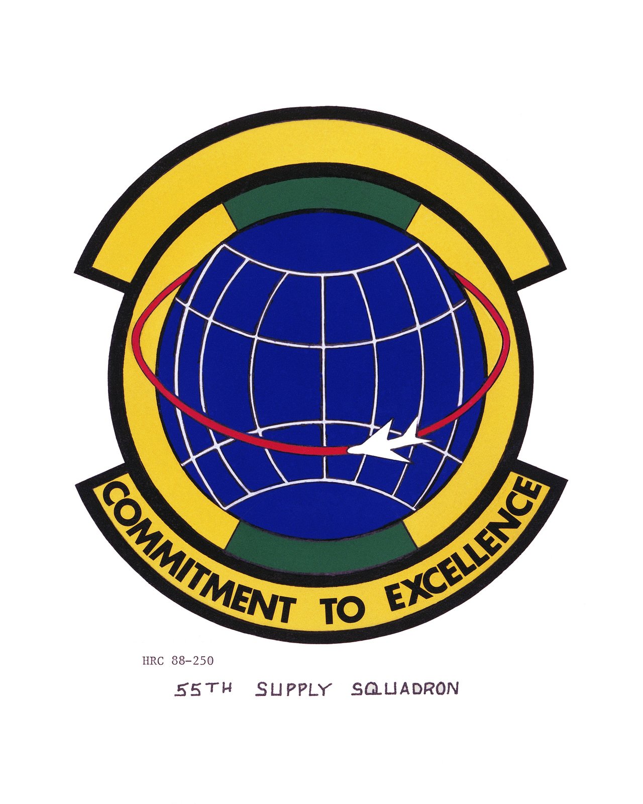 Approved insignia for: 55th Supply Squadron OFFICIAL U.S. AIR FORCE ...