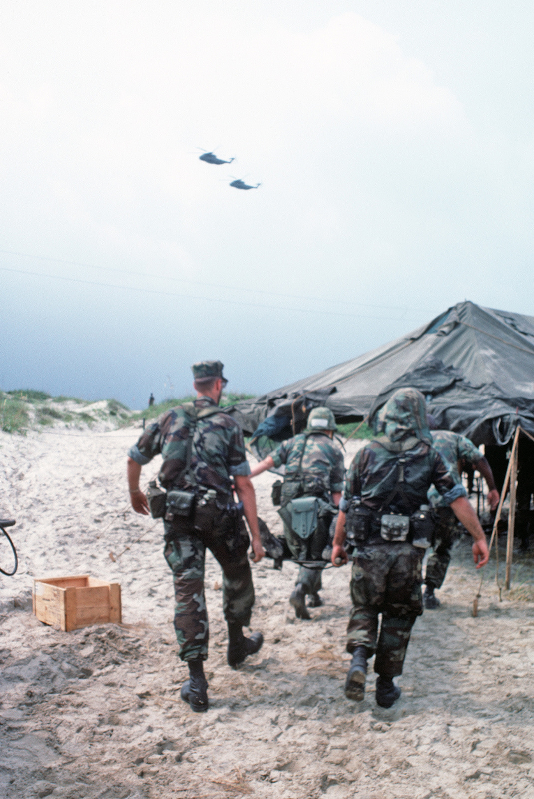 Camp Lejeune, N.C....Reserve corpsmen from the 4th Medical Battalion ...