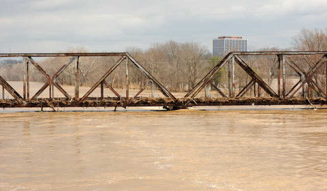 [Severe Storms and Flooding] Valley Park, MO, 03/23/2008 -- A railraod ...