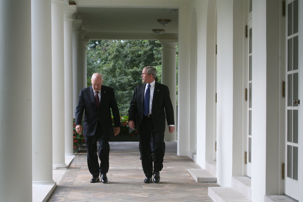 President Bush And Vice President Cheney Walk Through The White House Colonnade Nara And Dvids 3167