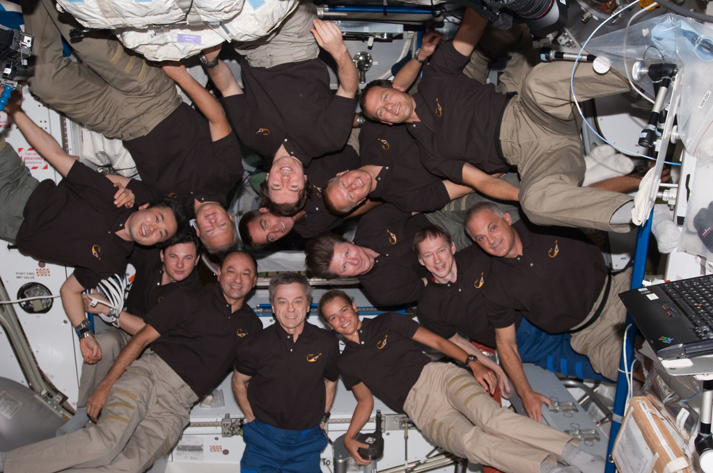 S127E008608 - STS-127 - STS-127 and Expedition 20 Group Portrait taken during Joint Operations - PICRYL Public Domain Search
