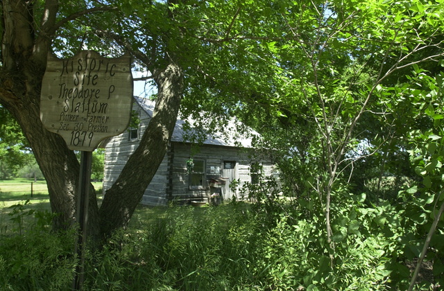 Amish Country Byway Log Cabin And School House U S National