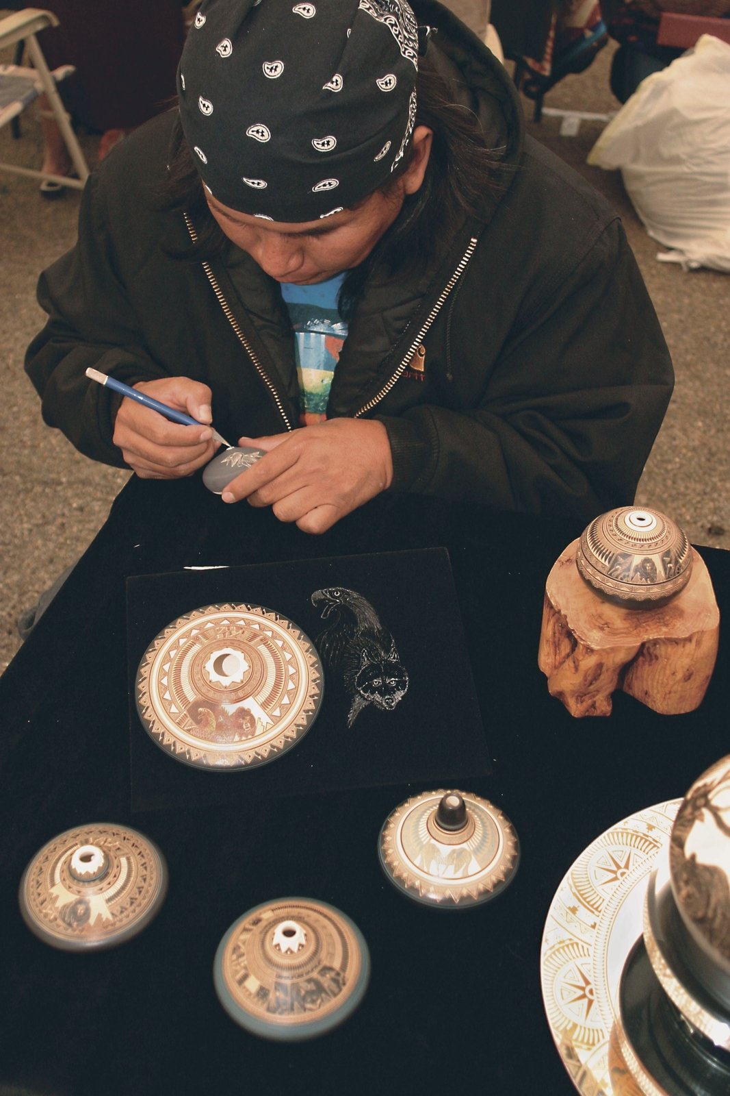 Trail of the Ancients - A Native American Pottery Artist at the Indian Art  Market - U.S. National Archives &amp; DVIDS Public Domain Search