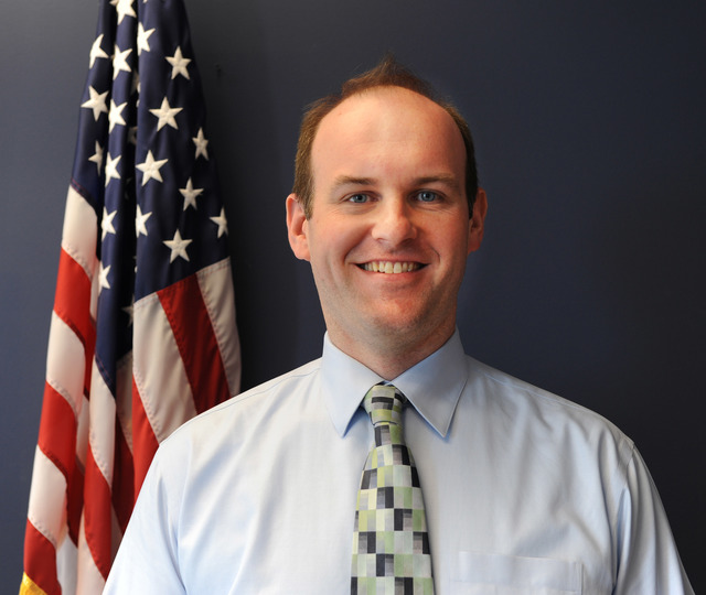 JP Henderson Staff Photo with American flag in background - NARA ...