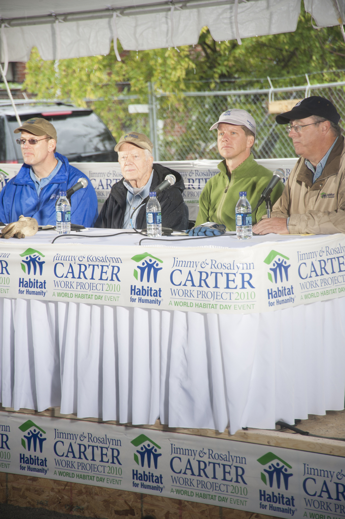 Volunteer build activities [for World Habitat Day 27th Annual Carter